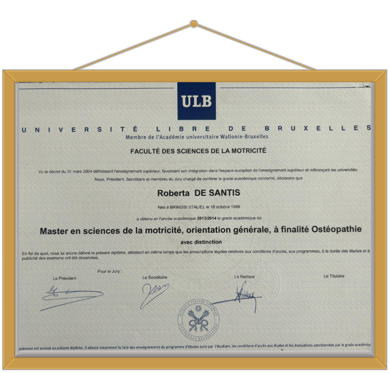 Certificazione Terapia Manuale